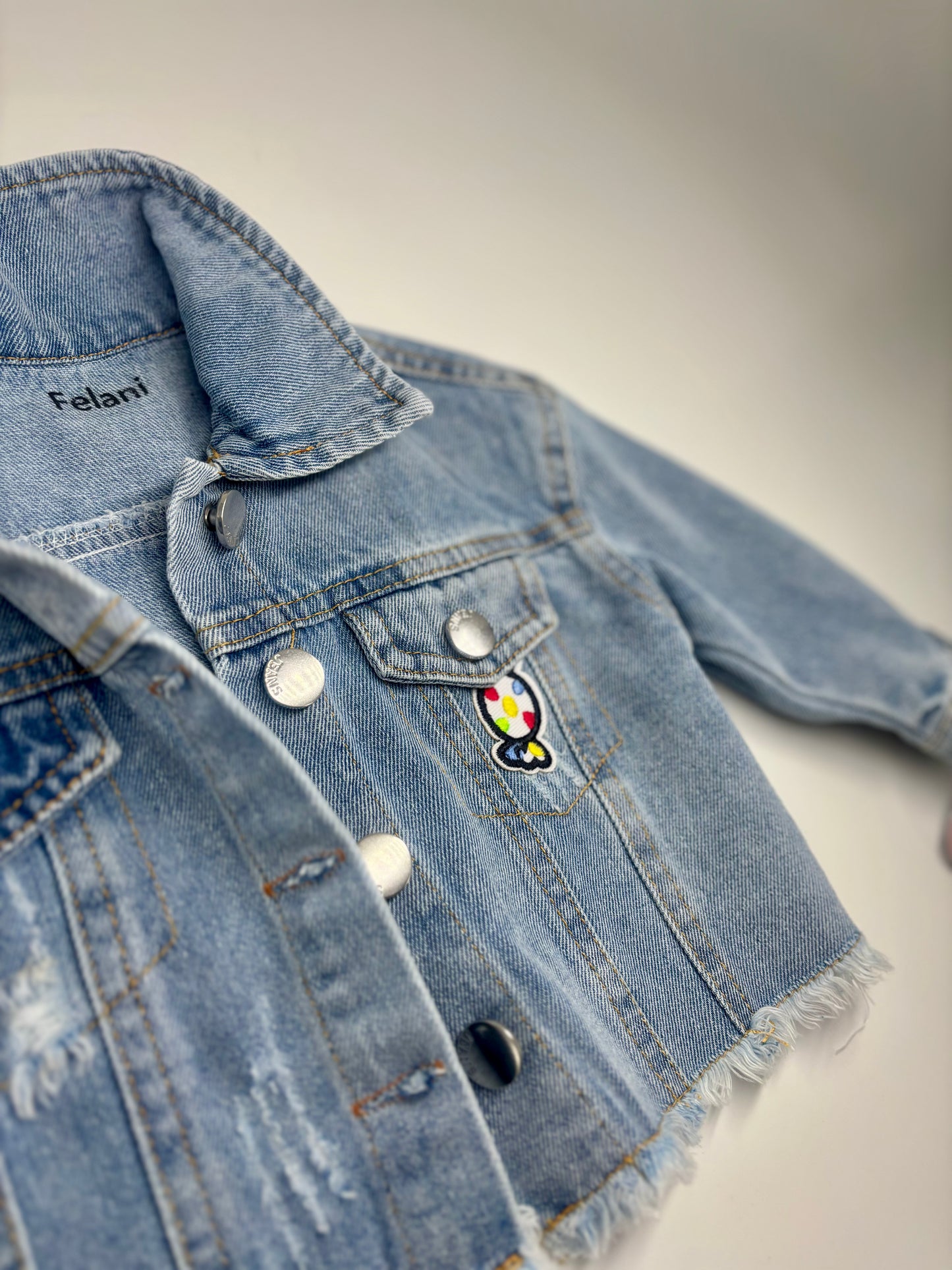 Coole Kinder Jeansjacke
