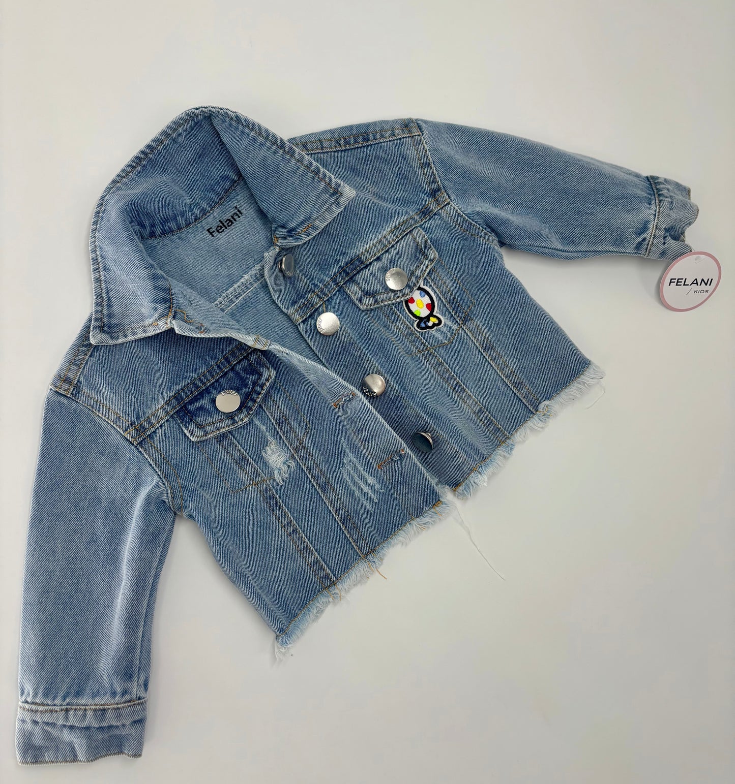 Coole Kinder Jeansjacke