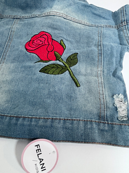Jeans Jacke Rose